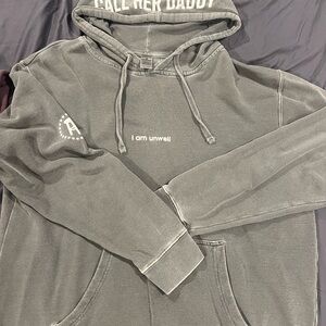 Call Her Daddy Gray Hoodie